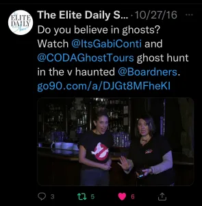 The Elite Daily Show Vlog at Boardners, Hollywood City of Dark Angels Tours Kimberly Christine